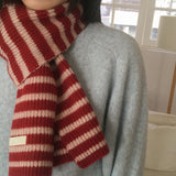 Corkin Vintage Stripe Knitted Scarf