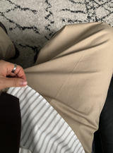 ノーメースバックバンディングコットントンシンワイドパンツ