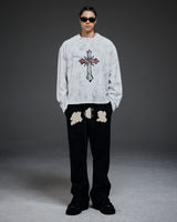 Scarred cross LS(white)
