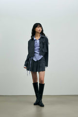 MILD CROP BLAZER / CHARCOAL