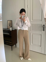 [MADE] Office, Flare Silhouette Summer Slacks Pants