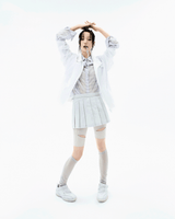 Layered Sheer Blouson / Off White