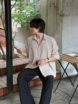 LMN Martin Air Cool Oversized Linen Shirt (3 colors)