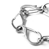 Time Element (Hook) Custom Open Moulded Logo Steel Stamped R Bottle Opening Mountaineering Clasp Combination Steel Bracelet