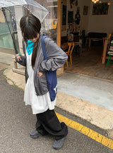カランチ スリーブレス レイヤード ワンピース