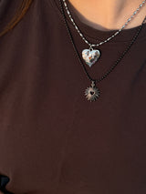 multi heart necklace