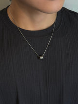 Cylinder ring necklace