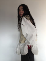 Recommended ライブフードラッフルブラウス (3color)