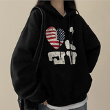 ラブアメリカンフラッグフード [フリース]