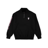【MATSUMOTO MOMONA】Half zip sweat tops - pink