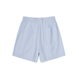 25SS ストライプセットアップルーズフィットショートパンツ ブルー