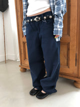 DAILY STRAIGHT COTTON PANTS