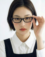 DOT SQUARE GLASSES (2COLOR)