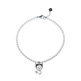 Devil heart PEARL necklace