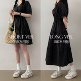 Tna banding frill cancan short sleeve dress