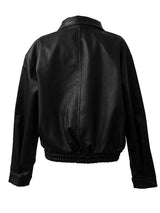 classic washed leather jacket