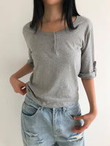 Pento Roll-Up 7-Sleeve T-Shirt