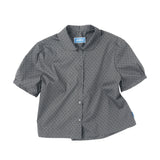  P.D. Round Collar S/S Shirt - Charcoal