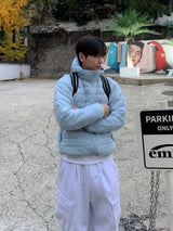Double brushed big pocket balloon pants