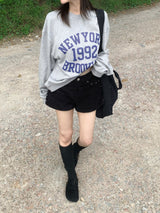 New York 1992 Brooklyn oversized sweatshirt (3c)