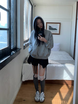 Nasty Unbalanced Shirring Skirt Leggings