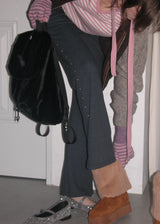 Soft Fur Backpack_Black