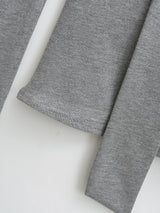 ショルダーストラップソフトロングスリーブTシャツ