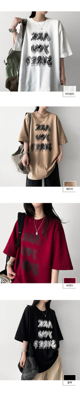 Murty oversized fit short-sleeved T-shirt