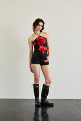  FLUTTER HALTERNECK / RED