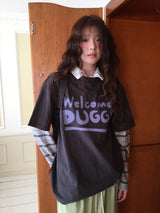 【即日発送】YWD WELCOME T-SHIRTS_CHARCOAL (1color)
