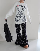Kitchee bear oversized knitwear