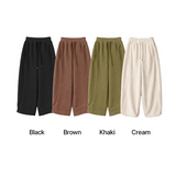 [SET UP가능] Sheep hair curve banding pants(4color)