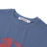 ヴィンテージエイシャントグラフィックTシャツ (ヴィンテージブルー)