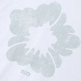 [ULKIN] MUGUNG インクブラーオーバーフィット半袖Tシャツ_ホワイト