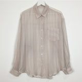 Odd see-through overfit shirt (3color)