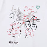 KIRSH X TOKYO CITY ARTWORK T-SHIRT - WHITE   