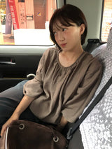 Hour string blouse