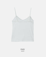 Cozy Lace Rib sleeveless (3color)
