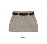 Rizzle Basic Cotton Mini Skirt