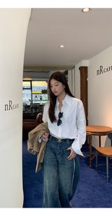 a modern white clean shirt