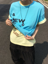New Era Lettering Cropped Short-Sleeve T-Shirt (5c)