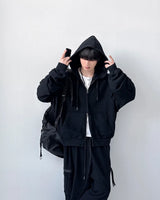レクシア クロップ フード ジップアップ