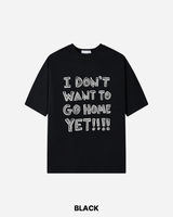 ゴーホームプリンテッドTシャツ
