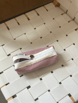 Clam ラウンドペンケース _ Corduroy warm pink
