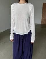 soft simple slim T