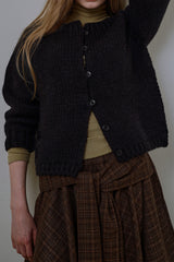 Balloon cardigan_black