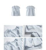Floral Layered Frill Blouse