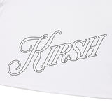 KIRSHレタリングスリムフィットTシャツ [ホワイト]