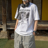 オーバーサイズフィットオリンピアプリントTシャツ