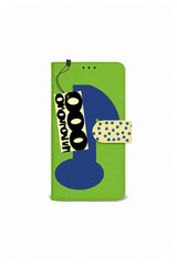 [walletcase] グリーンミュージックノート